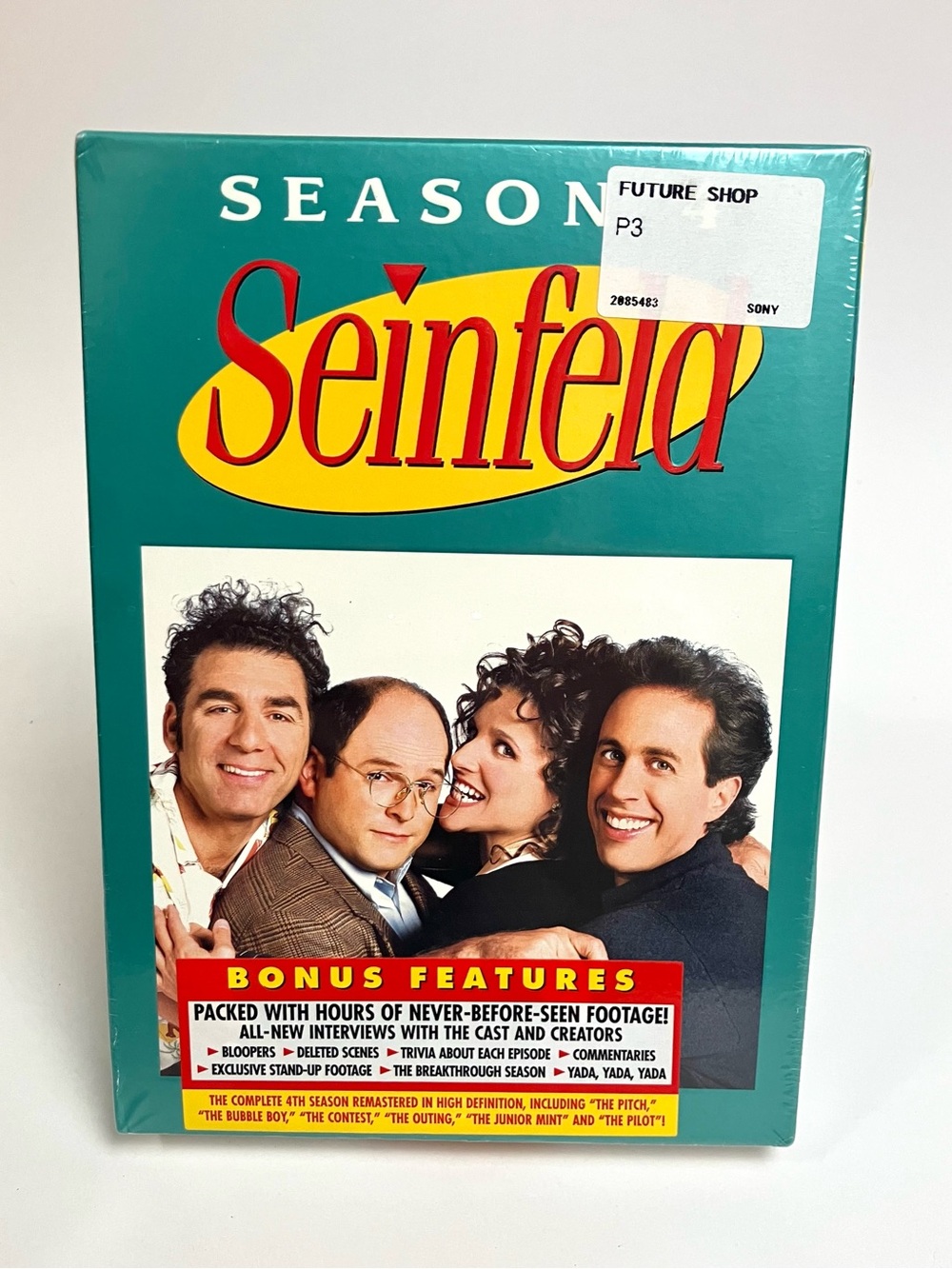 Seinfeld Season 4 1992 1993 NEW DVD 90s TV Show English French Spanish